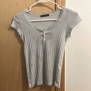 Brandy Melville | Lace Button Top | Size: Women’s Small | In Great Condition |
